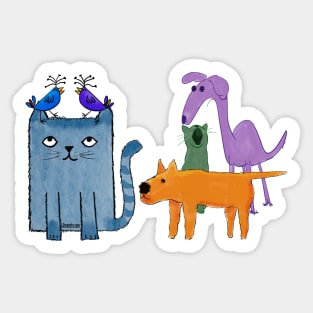 Critter Collection Sticker